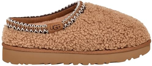 UGG Tasman Maxi Curly, Pantuflas Mujer, Chestnut, 39 EU
