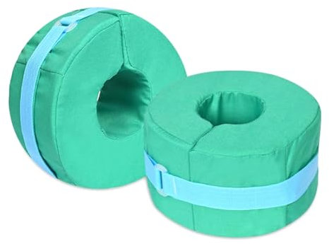 Pcivzxam 2 Stück Dekubitus-Pad, Handring, Fußring, Stillkissen, Körperpolster, Knöchelpolster, Gelähmte Patienten, Rehabilitation, Pflege, Sup-Pads B