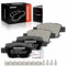 Frankberg Kit pastiglie freno posteriore compatibile con Mito 955 0.9L-1.6L 2008-2018 Bravo II 198 1.4L-2.0L 2007-2014 Delta III 844 1.4L-2.0L 2008-2014 Replace# 77362712714