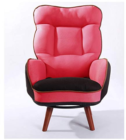 CSGFYLHO Einzelsessel im japanischen Stil mit hoher Rückenlehne, Stoff-Lazy-Sofa, Nackenstützendes PU-Ledermaterial, atmungsaktiv, bequem und stark