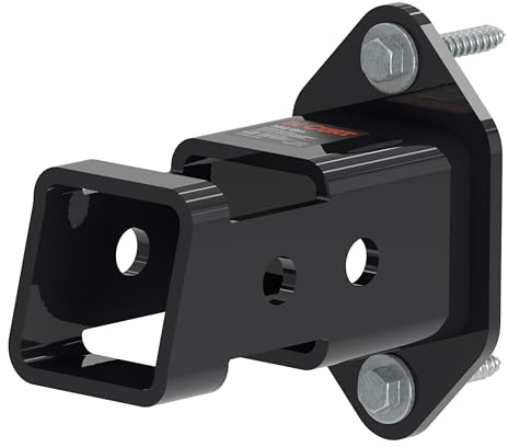 CURT 45071 Anhängerkupplungszubehör Wandhalterung, 5,4 cm Empfänger