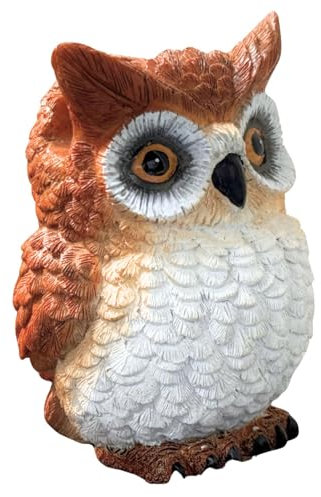 AMAJY Eulen-Brillenhalter für Schreibtisch oder Nachttisch, skurriler Brillenständer & Sonnenbrillen-Präsentationsständer, dekorativer Eulenfiguren-Organizer für Zuhause, Büro, Geschenk oder