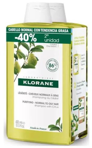 Klorane. Ch Cidra 2 * 400Ml 240