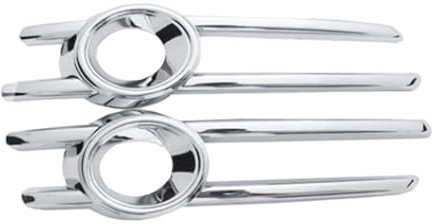 Griglia Paraurti Anteriore Per A-udi Q5 2009-2012 Car Chrome Anteriore Fendinebbia Lampada Griglia Telaio Pannello Di Copertura Lunetta Trim Adesivo Auto Styling Copertura Fendinebbia