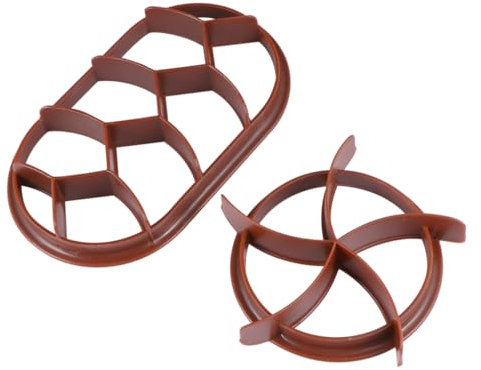 Alipis 2 Piezas 1 Juego Molde de pastelería Kitchen Gadgets panelas cozinha Herramientas de Bricolaje Molde para Hornear en panificadora Molde de Torta Molde de extrusión de