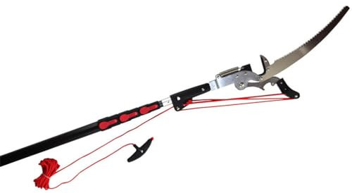 GAYAYAS Teleskop-Hochentaster, 2-in-1-Hochentaster, ausziehbarer Hochleistungs-Baumschneider, Teleskop-Baumschneider, Hochentaster für Hochentaster,7.2M