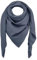 beifon Halstuch Damen Herren Musselintuch Baumwolltuch, Musselin Tuch Dreieckstuch Damen, Halstücher für Damen Damenhalstuch Herrenhalstuch Schal Männer Frauen Scarf Women (Dreieck, blaugrau)