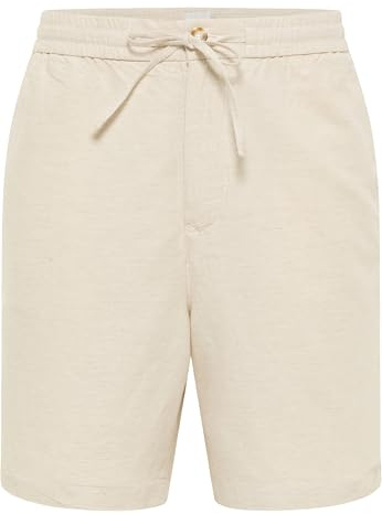 MUSTANG Herren Style Linen Jogger Shorts