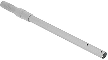 Qcwwy Schwimmbad-Teleskopstange aus Aluminiumlegierung, 2-teiliges Ausziehbares Reinigungswerkzeug für Skimmernetz, Rechen, Bürsten mit Einfacher Installation und Robustheit