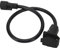 Extension de Prise Mâle à Double Broche pour Cordon 7 Voies pour Camping-Car et Connecteur de Remorque sécurisé pour Camping-Car, 0,9 M en PVC Noir + Cuivre + Laiton