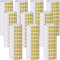 1000 Stück VIP Einlassbänder, BetterJonny Einlassbänder mit VIP Wasserdicht Event Armbänder Papierarmbänder Bedruckbar Securebänder Ideal für Sicherheit bei Veranstaltungen Events Hochzeit (Gold)
