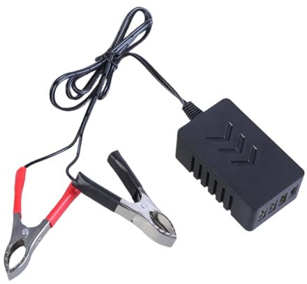 Fluxioxtna Tragbarer Mit Batterie Clip Telefonen Ladekopf 8V-35V Bis 5V Typ C USB Adapter Für Laptops Und Tablets