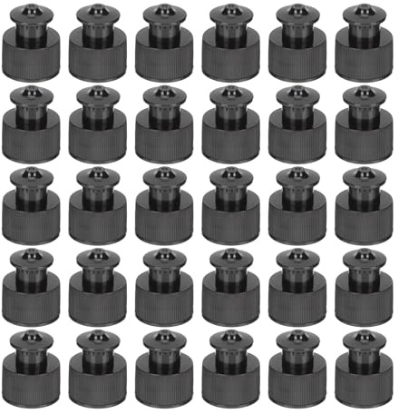 TOYANDONA 30 Pièces Bouchons de Bouteille Sport Étanches Bouchons de Remplacement pour Gourde Couvercles Tirage-poussé Sécurisés pour Bouteille Eau Sportive