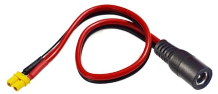 TFAOYS Quick Connecting XT30 Female to DC5521 Female Cable Multipurpose Power Lines Suitable for Soldering Iron and Balance Charging Power Cord