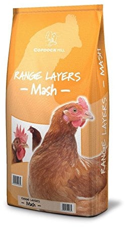 Copdock Mill Range Layers Mash Chicken Feed 5kg – Mash Feed for Laying Hens & Poultry – High Protein Food for Hens