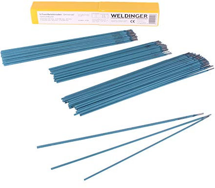 Schweißelektroden WELDINGER Universal Sortiment im Kunststoffköcher 2,0/2,5/3,25 mm (Stabelektroden auch verzinkter Stahl)
