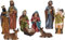 Carousel Home and Gifts Traditionelles Krippen-Set mit 9 detailreichen Figuren