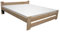 Best For You Massivholzbett Doppelbett Futonbett Massivholz Natur Seniorenbett erhöhtes Bett aus 100% Naturholz mit Kopfteil und Lattenrost ohne Matratze viele Größen (180x200cm)