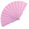 eBuyGB Folding Handheld Pretty Hand Fan Wedding Party Accessory Pocket Sized Fan For Wedding Gift, Party Favors, DIY Decoration, Summer Holidays, Home Décor , Pink