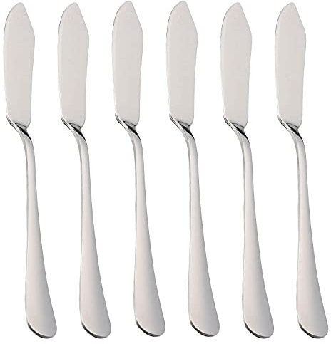 various 6 Palas de Pescado Acero INOX y acabado brillante. Aptos para lavavajillas,Colección Minimal (Pala de Pescado)…