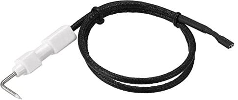sourcing map Ignitor Wire Ceramic Electrode Assembly 400mm Length Gas Grill Ignitor Wire Ignition Electrode Replacement