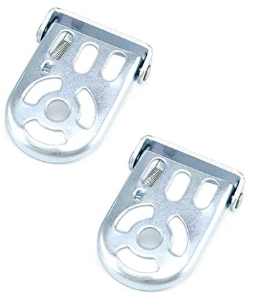 QWORK® 1 Paar Fahrrad Rückpedale Klappbare, Universal Fußstützenpedale Fahrrad Rücksitz Zubehör
