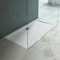Mai & Mai Plato de Ducha 75x140x4 cm – Acrílico Blanco Rectangular, Antideslizante y Resistente, Instalación a Ras de Suelo o Sobresuelo Faro2