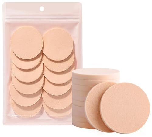 12 Pcs Makeup Sponges,Facial Sponges for Washing Face,Dry Wet Use