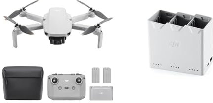 DJI Mini 2 SE Fly More Combo, Lightweight and Foldable Mini Camera Drone & Mini 4 Pro/Mini 3 Series Two-Way Charging Hub, Compatibility: DJI Mini 4 Pro, DJI Mini 3 Pro, DJI Mini 3