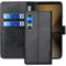 FMPCUON Hülle für Sony Xperia 1 V Handyhülle [Standfunktion] [Kartenfach] [Magnetverschluss] Tasche Flip Case Schutzhülle lederhülle klapphülle für Sony Xperia 1 V Schwarz