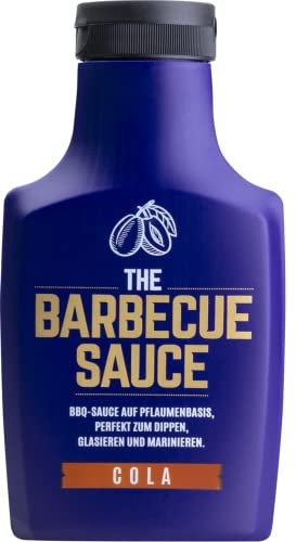 Cola Grillsauce auf Pflaumenbasis - THE BARBECUE SAUCE | COLA - 390g - Die Pulled Pork BQB Sauce. DIP, GLASUR, MARINADE für Pulled Pork | Burger | Spareribs | Schaschlik | Schichtfleisch