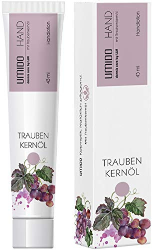 72x UMIDO Hand-Lotion 45 ml Traubenkernöl | Handcreme | Creme | Pflegecreme | Lotion | Hautpflege