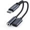 ManJiaHui USB C Kopfhörer Adapter und Laden, 2 in 1 USB C Auf Klinke Adapter mit 60W Schnellladung,USB C Klinke 3,5 Adapter Aux kompatibel mit iPhone 15 Pro Max,Samsung A53 S23 S22 S21 Ultra(Gray)