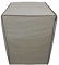 Acomoda Textil - Funda de Lavadora 60x84x60 cm. Funda Impermeable de Carga Frontal, Protectora de Lluvia, Sol y Polvo. (Beige)