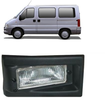 DM Autoteile 108194 Nebelscheinwerfer rechts H1 kompatibel für Citroën Jumper Bus Fiat Ducato Peugeot Boxer