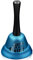 Blaue Metall-Handglocke - 13,5 cm laute Klassenzimmer-Glocke für Schulen, Büros, Hotels