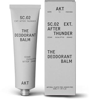 AKT, THE DEODORANT BALM. Preisgekröntes, vielseitiges, natürliches Deodorant. plastikfrei. Geschlechtsfrei. Ohne Aluminium. 100 % wirksam – 1 Tube hält bis zu 3 Monate. SC.02 After Thunder 50 ml