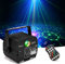 Lampe de Scène avec Télécommande Sans Fil, 60 Motifs de Projection RGB, Câble USB, Projection Rotative à 360°, Fonction de Temporisation, Commande Vocale pour Soirée, Halloween, Fête, Noël