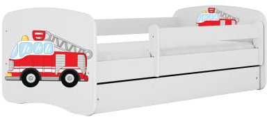 Babybett mit Schublade, 80 x 160 cm, Weiß