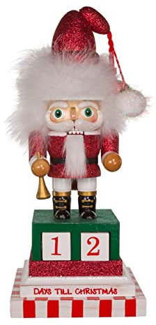 Kurt Adler 12-Inch Hollywood Countdown to Christmas Santa Nutcracker