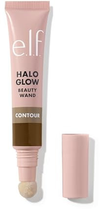 e.l.f. Halo Glow Contour Beauty Wand, Flüssiger Konturenstab Für Einen Natürlich Geformten Look, Aufbaubare Formel, Vegan & Tierversuchsfrei, Medium/Tan, 10 ml