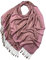 OgLuxe Pashmina-Schal mit Paisleymuster, für Damen, handgefertigt, mit Quasten, weich, luxuriös, warm, perfekt als Reiseschal, Hochzeitsschal, Geschenk für alle Anlässe, rosa - dusty pink,