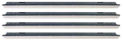 V-TAC LED Wannenleuchte Hallenlampe Deckenleuchte Garagenlampe Feuchtraumleuchte, strahlwassergeschützt, Abstrahlwinkel 120°, 48W 5760lm 6500K kaltweiß, L 150 cm, 4er Set