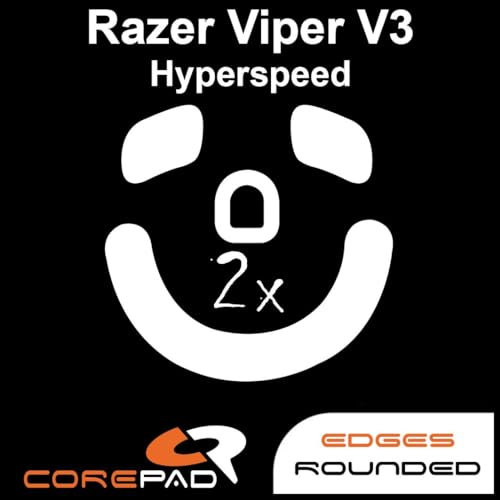 Corepad Skatez PRO 283 Replacement Mouse Feet Compatible with Razer Viper V3 HyperSpeed Wireless