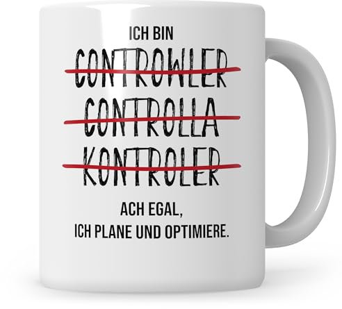 Sweetify Controller lustig, Ich bin Controller Tasse Beruf Kaffeetasse Geschenk