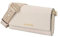 Michael Kors Damen Jet Set Large Leather Crossbody Bag (Light Cream), Helles Cremeweiß