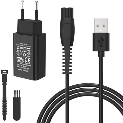 5V Ladekabel Netzteil Ladekabell für Philips One Blade QP2834, QP2724,Ersatz Die Oneblade 360 MG5910 MG7910 MG9510, Haarschneider Bartschneider,OneBlade Ladekabe mit Adapter,1M