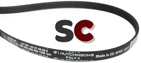 SC Solocorreas - Correa lavadora compatible (1227 H6 / 1227 H / 6PHE 1227/1227 PHE / 1227 H6 / 1227 H / 7PHE 1227/1227 H MAEL)
