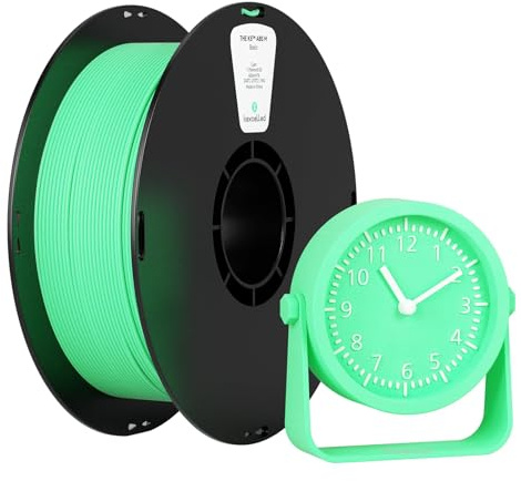 kexcelled Matte ABS 3D Drucker Filament, 1,75mm, 1kg Spule, Cyan | Matt Finish, Hitzebeständig, Vielfältige Farben, Ästhetisches Material, Für die meisten FDM-Drucker