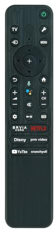VINABTY RMF-TX810U Replace Voice Remote Control Fit for Sony RMF-TX810U TV KD-43X7L KD-43X77L KD-50X77L KD-55X77L KD-55X80L KD-65X77L KD-65X80L KD-75X77L KD-75X80L KD-85X77L KD-85X80L